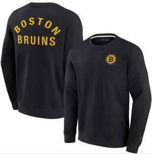 Fanatics Signature NHL Boston Bruins Crewneck Sweatshirt - Black - Medium